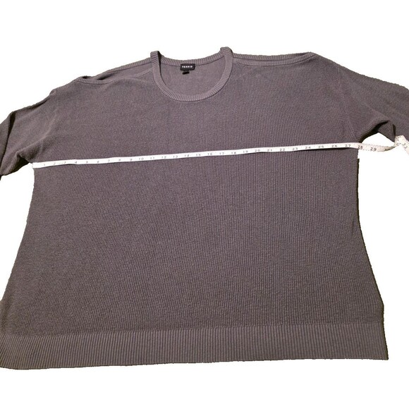 Torrid Womens Gray Cold Shoulder Acrylic Knit Pullover Crew Neck Sweater 3X - Picture 8 of 11